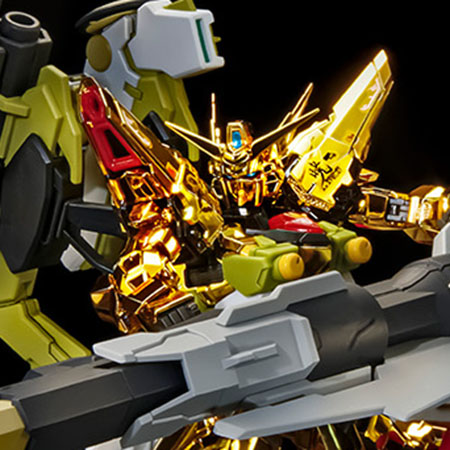 RG 1/144 ガンダムベース限定 アカツキガンダム(オオワシ装備) & HG 1/144 ゼウスシルエット + カスタムジョイントパーツセット