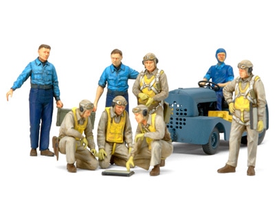 1/48 アメリカ海軍航空隊パイロット・モトタグセット