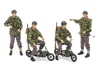 1/35 イギリス軍空挺兵 小型オートバイセット
