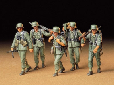 1/35 ドイツ機関銃チーム 行軍セット