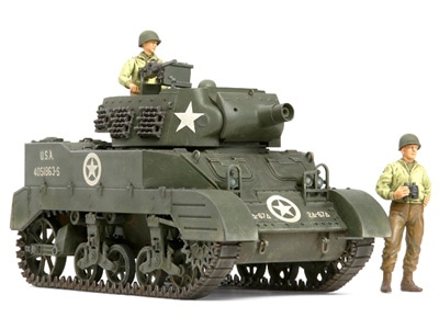 1/35 アメリカ自走榴弾砲M8 出撃待機セット(人形3体付き)