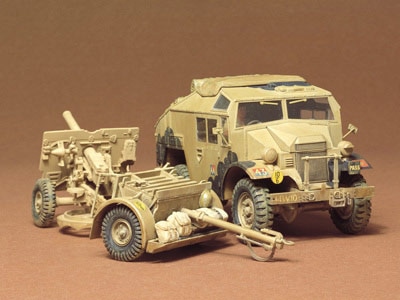 1/35 イギリス・25ポンド砲とクォード・ガントラクター