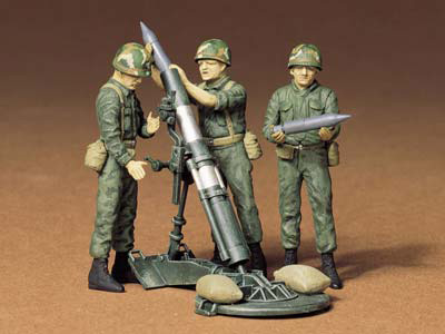 1/35 アメリカ 迫撃砲兵セット