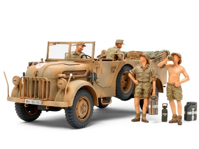 1/35 ドイツ大型軍用乗用車 シュタイヤー1500A/01・アフリカ軍団休息セット