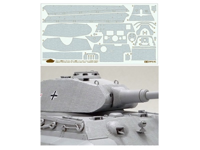 1/35 ドイツ重戦車 キングタイガー(ポルシェ砲塔)コーティングシートセット