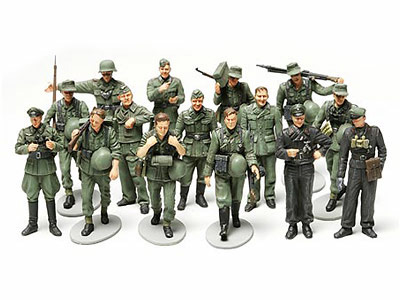 1/48 WWII ドイツ歩兵行軍セット