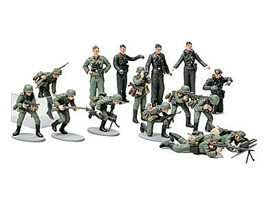 1/48 WWII ドイツ国防軍歩兵チーム