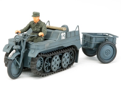 1/48 ケッテンクラート&インファントリーカート牽引(完成品)