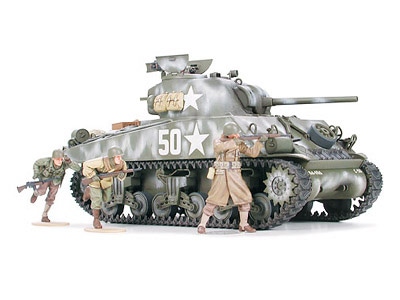 1/35 アメリカM4A3シャーマン・75mm砲搭載・後期型 (前線突破)