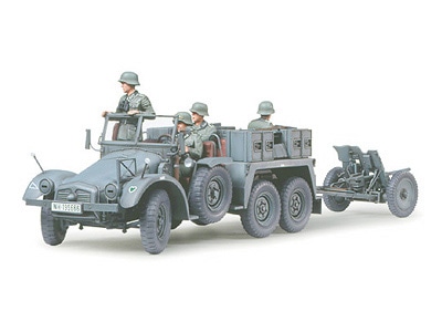 1/35 ドイツ クルップ・プロッツェ3.7cm対戦車砲牽引型