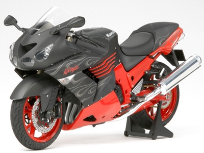 1/12 カワサキ ZX-14 メタリックフラットスパークブラック (完成品)