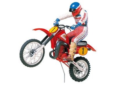 1/12 Honda CR450R モトクロスライダーつき